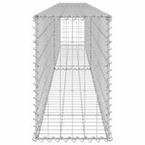 Gabion Wall with Covers Galvanised Steel 300x30x50 cm - 45-Degree Angle