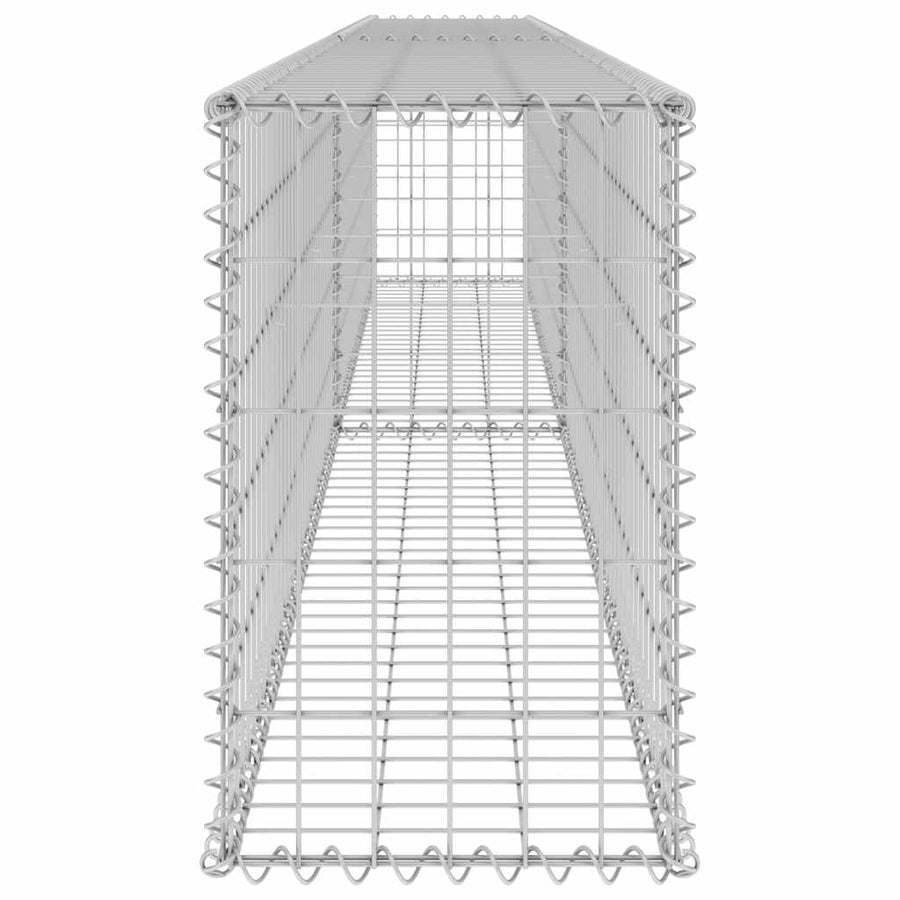 Gabion Wall with Covers Galvanised Steel 300x30x50 cm