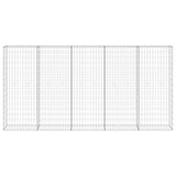 Gabion Wall with Covers Galvanised Steel 300x30x150 cm