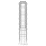 Gabion Wall with Covers Galvanised Steel 300x30x150 cm
