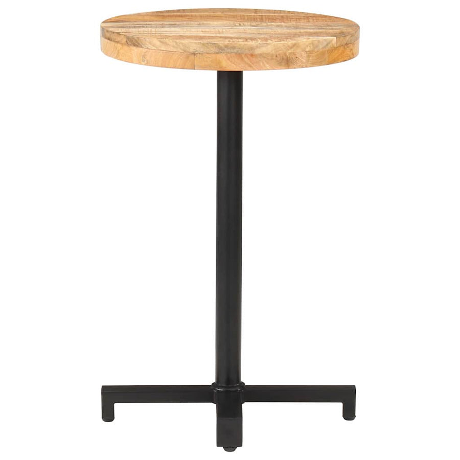 Bistro Table Round Ø50x75 cm Rough Mango Wood