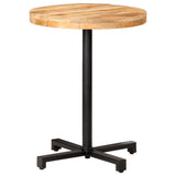 Bistro Table Round ?0x75 cm Rough Mango Wood
