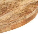 Bistro Table Round ?0x75 cm Rough Mango Wood