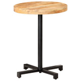 Bistro Table Round ?0x75 cm Rough Mango Wood
