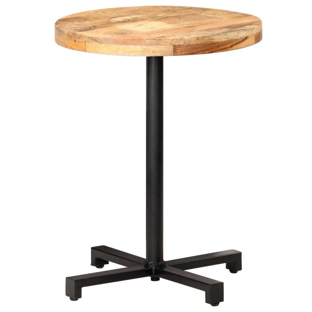 Bistro Table Round ?0x75 cm Rough Mango Wood