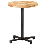 Bistro Table Round ?0x75 cm Rough Mango Wood