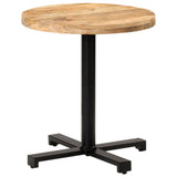 Bistro Table Round ?0x75 cm Rough Mango Wood