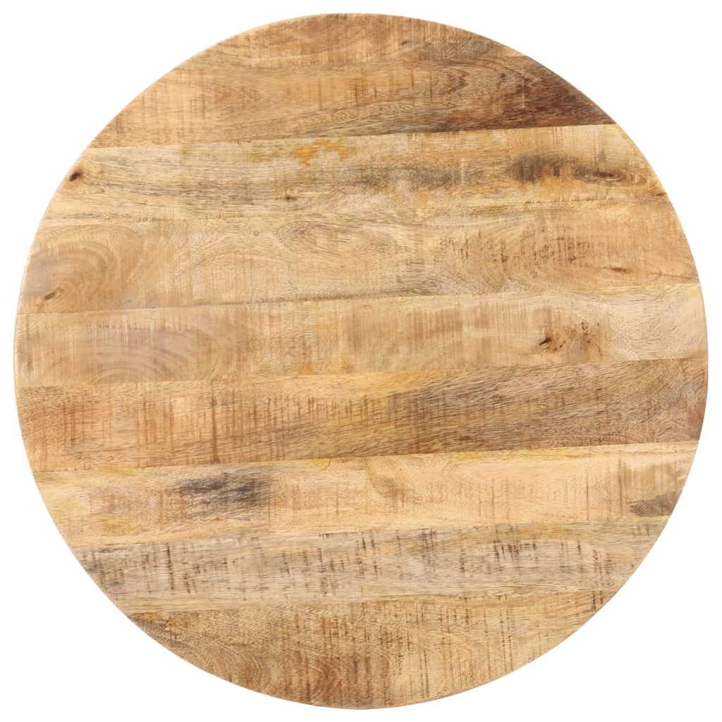 Bistro Table Round ?0x75 cm Rough Mango Wood