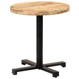 Bistro Table Round ?0x75 cm Rough Mango Wood