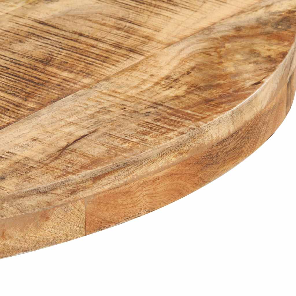 Bar Table Round Ø60x110 cm Rough Mango Wood