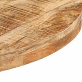 Bar Table Round Ø60x110 cm Rough Mango Wood