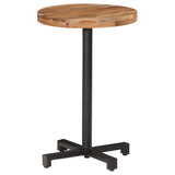 Bistro Table Round Ø50x75 cm Solid Acacia Wood - Extra Image