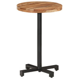 Bistro Table Round Ø50x75 cm Solid Acacia Wood