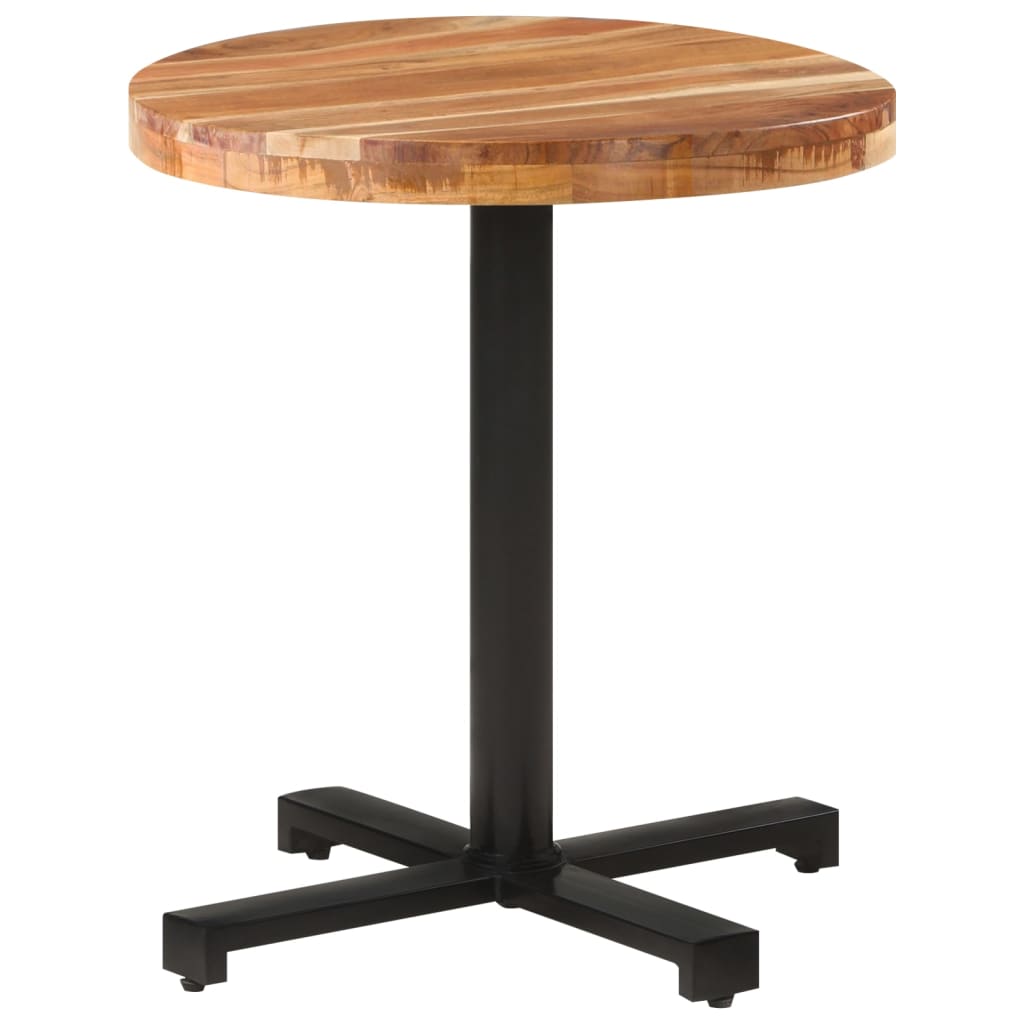 Bistro Table Round ?0x75 cm Solid Acacia Wood