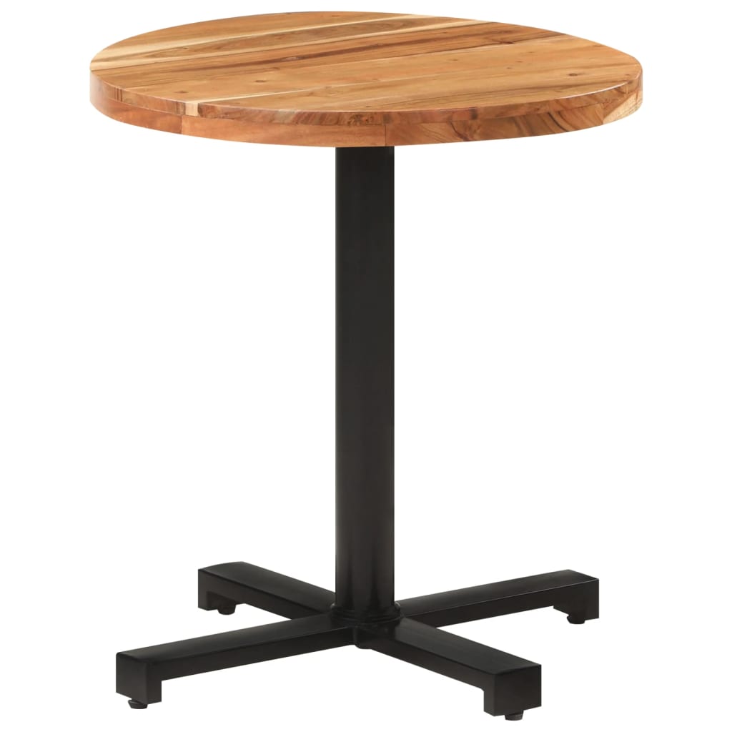 Bistro Table Round ?0x75 cm Solid Acacia Wood