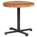 Bistro Table Round Ø80x75 cm Solid Acacia Wood - Extra Image