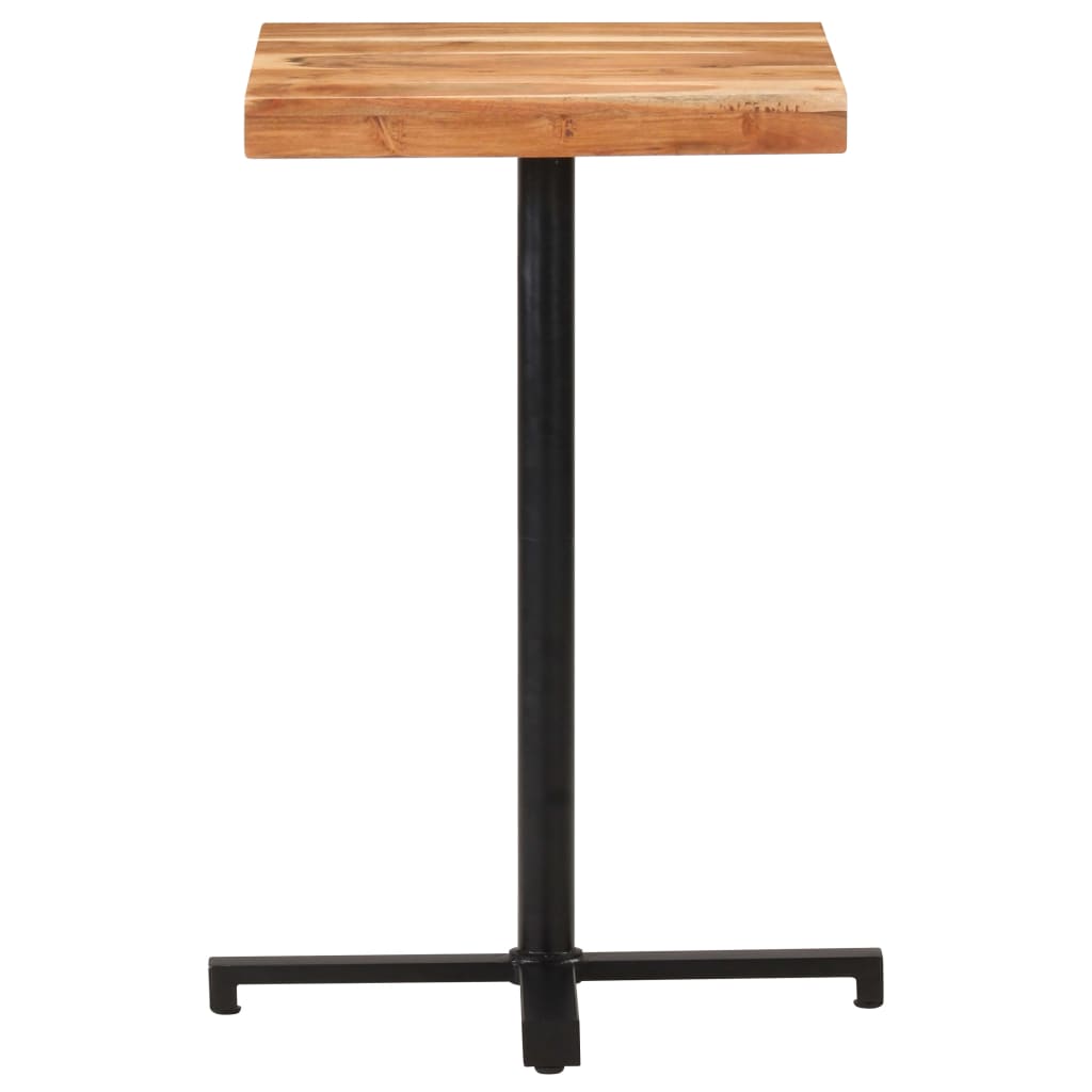 Bar Table Square 50x50x110 cm Solid Acacia Wood