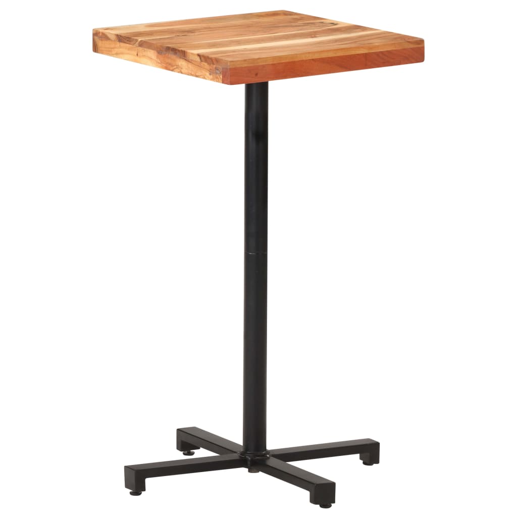 Bar Table Square 50x50x110 cm Solid Acacia Wood