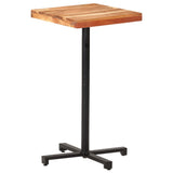 Bar Table Square 50x50x110 cm Solid Acacia Wood