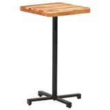 Bar Table Square 50x50x110 cm Solid Acacia Wood