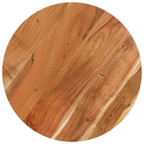 Bar Table Round Ø60x110 cm Solid Acacia Wood