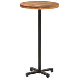 Bar Table Round Ø60x110 cm Solid Acacia Wood