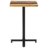 Bistro Table Square 50x50x75 cm Solid Reclaimed Wood