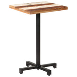 Bistro Table Square 50x50x75 cm Solid Reclaimed Wood