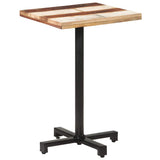 Bistro Table Square 50x50x75 cm Solid Reclaimed Wood - Extra Image
