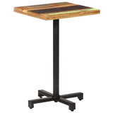 Bistro Table Square 50x50x75 cm Solid Reclaimed Wood