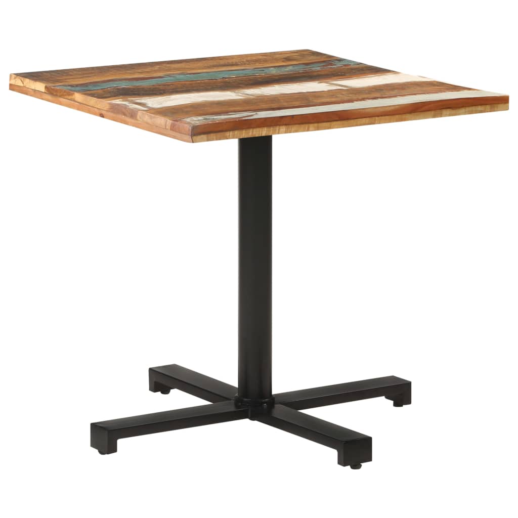 Bistro Table Square 80x80x75 cm Solid Reclaimed Wood