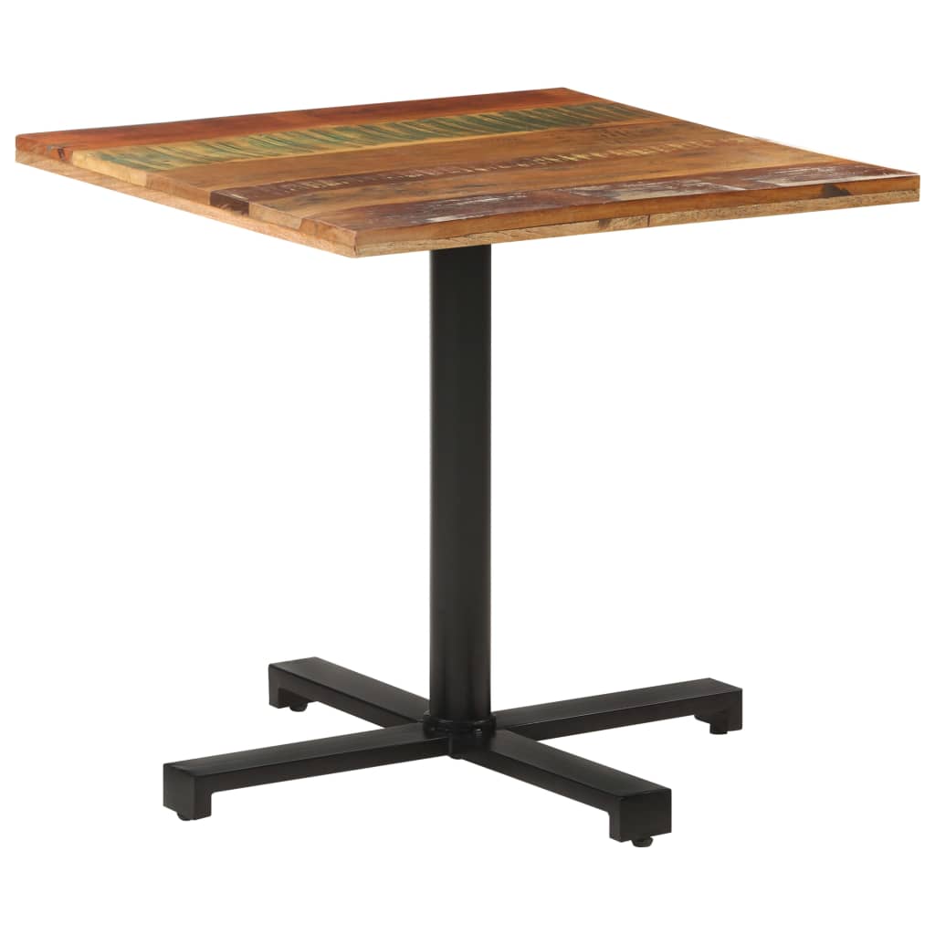 Bistro Table Square 80x80x75 cm Solid Reclaimed Wood