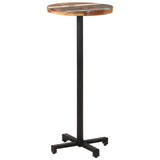 Bistro Table Round Ø50x110 cm Solid Reclaimed Wood