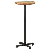Bistro Table Round Ø50x110 cm Solid Reclaimed Wood - Extra Image