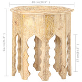 Side Table ?48 cm Solid Mango Wood