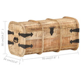 Storage Chests 2 Pieces Solid Mango Wood - Extra Image