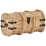 Storage Chests 2 Pieces Solid Mango Wood - 45-Degree Angle