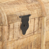 Storage Chests 2 Pieces Solid Mango Wood - Low Angle