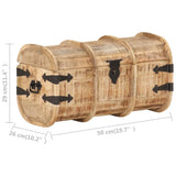 Storage Chests 2 Pieces Solid Mango Wood - Extra Image