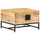 Coffee Table 67x67x45 cm Solid Mango Wood - Extra Image