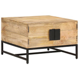 Coffee Table 67x67x45 cm Solid Mango Wood - Extra Image