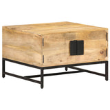 Coffee Table 67x67x45 cm Solid Mango Wood - Extra Image