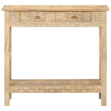 Console Table 80x35x74 Cm Solid Mango Wood