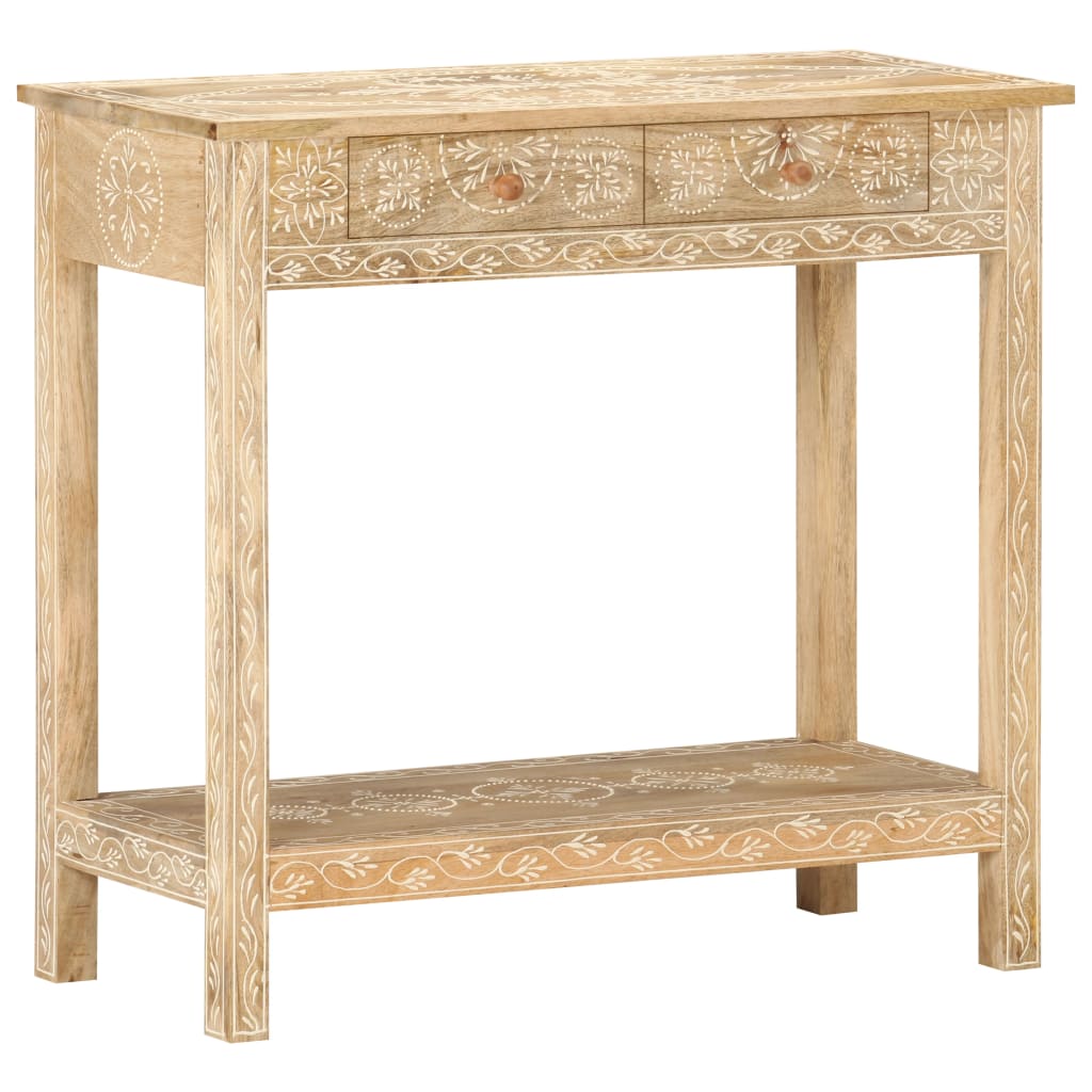Console Table 80x35x74 Cm Solid Mango Wood