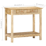 Console Table 80x35x74 Cm Solid Mango Wood