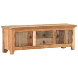 TV Cabinet 120x30x40 cm Solid Acacia Wood and Reclaimed Wood - Extra Image