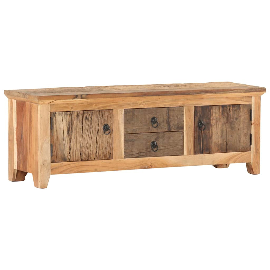 TV Cabinet 120x30x40 cm Solid Acacia Wood and Reclaimed Wood