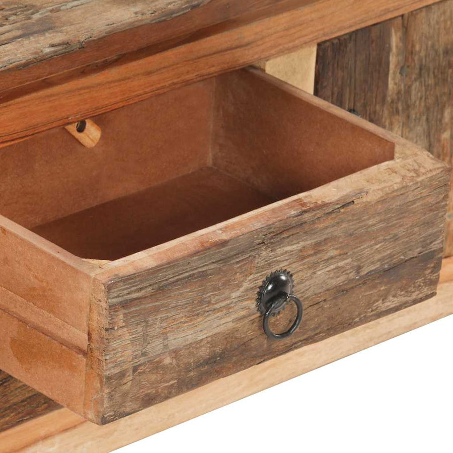 TV Cabinet 120x30x40 cm Solid Acacia Wood and Reclaimed Wood