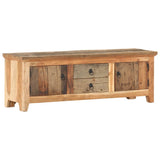 TV Cabinet 120x30x40 cm Solid Acacia Wood and Reclaimed Wood - Extra Image