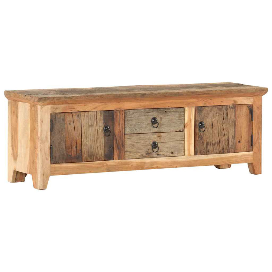 TV Cabinet 120x30x40 cm Solid Acacia Wood and Reclaimed Wood